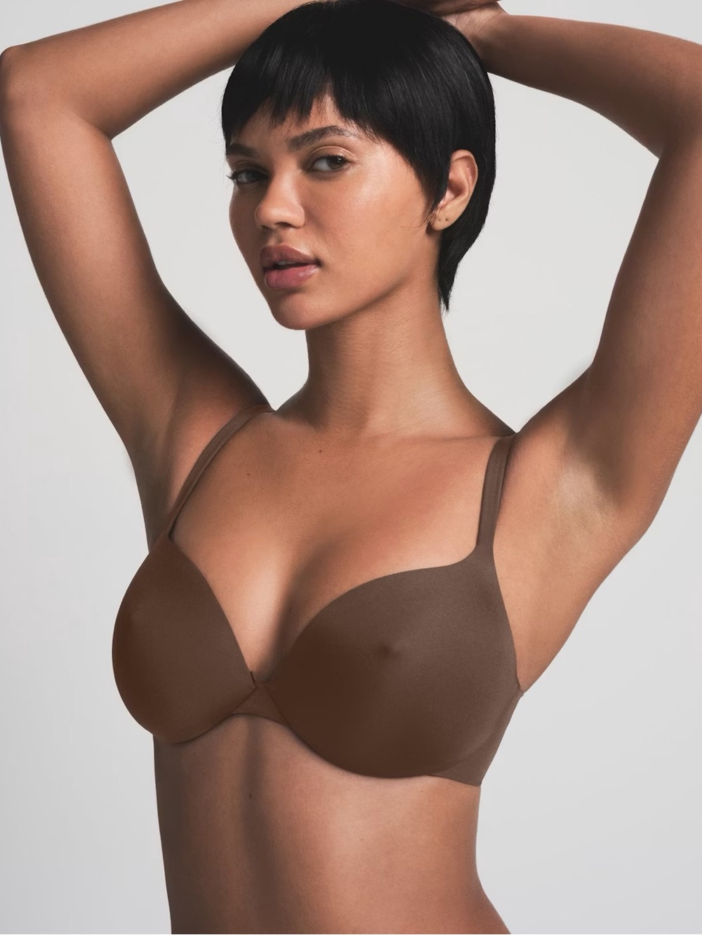 SKIMS Ultimate Nipple Push Up Bra in Jasper NWT 32DD